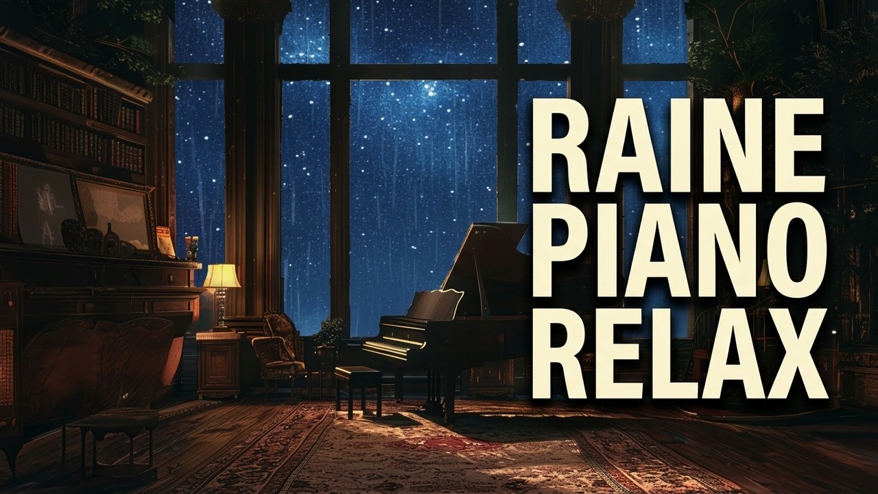 Rain and Piano: A Beautifully Relaxing Soundscape