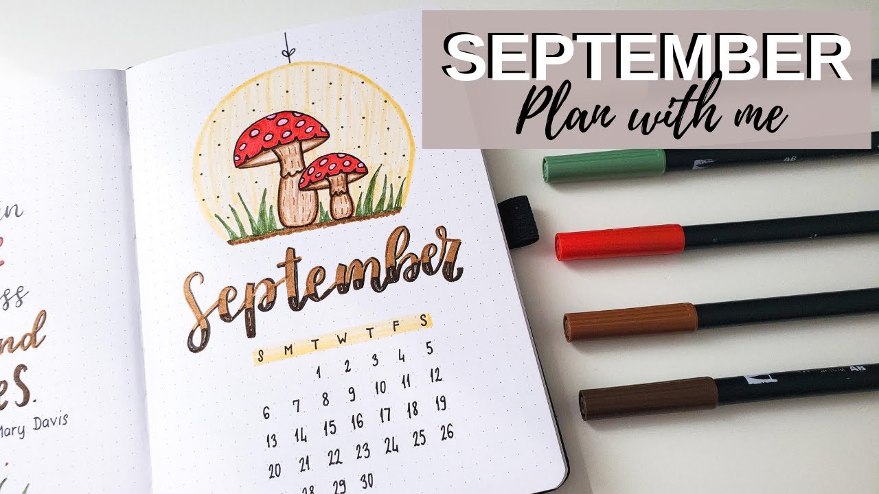 Plan With Me | September 2020 Bullet Journal Setup