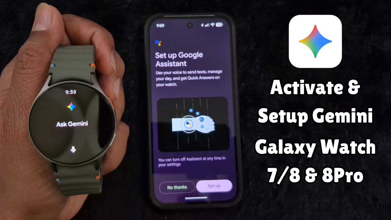 How to Activate Gemini in Samsung Galaxy Watch 7/8/Watch Ultra | Setup Gemini on Galaxy Watch