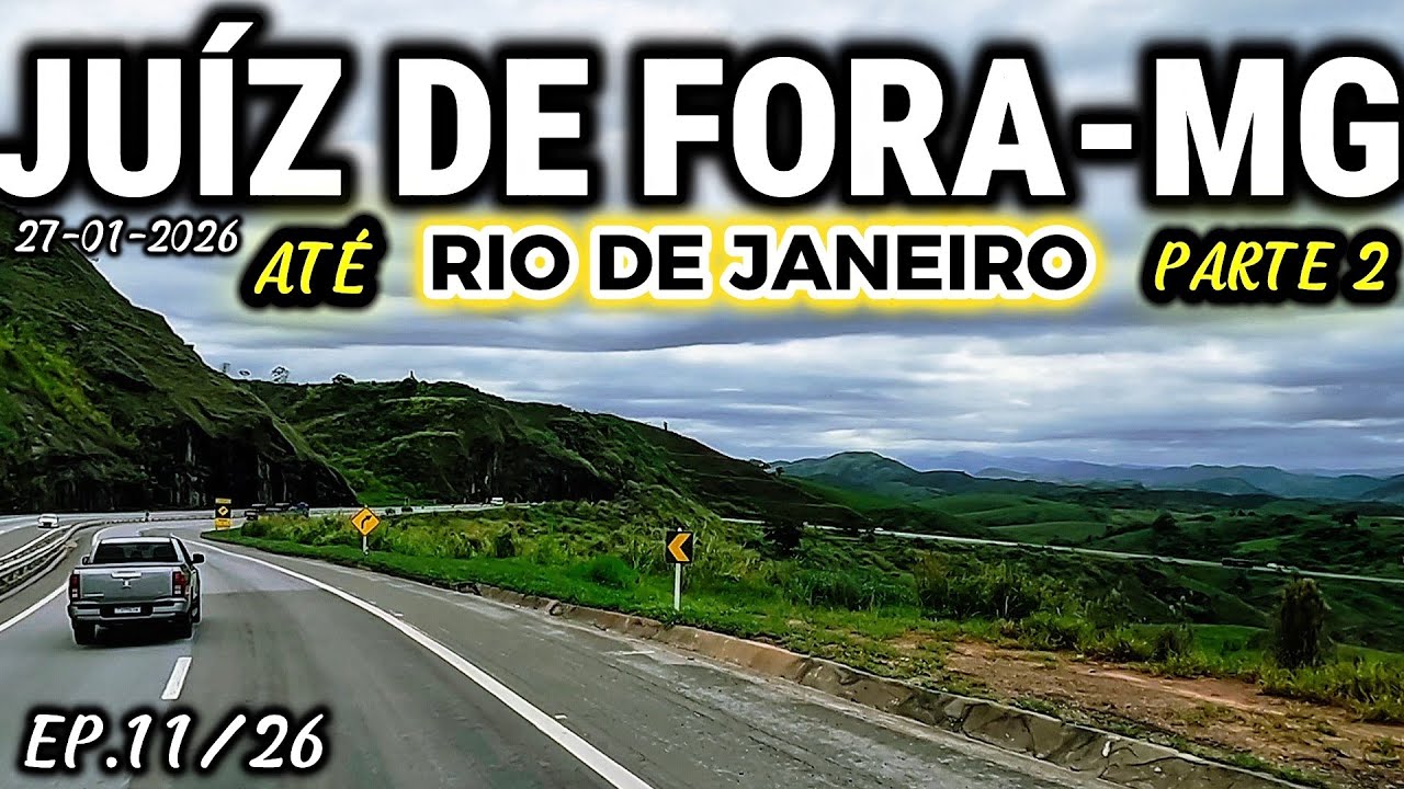 JUÍZ DE FORA-MG X RIO DE JANEIRO, PARTE 2 #minasgerais #riodejaneiro #br040 #divisa #elovias #obras 