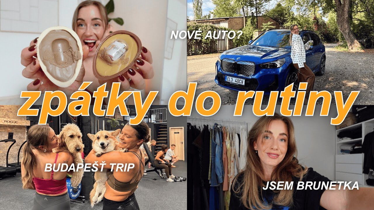 TÝDENNÍ VLOG | ZPĚT DO RUTINY, BUDAPEŠŤ, REORGANIZACE KOSMETIKY A JE ZE MĚ MODERÁTORKA?