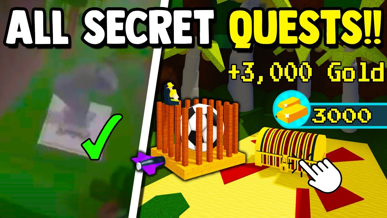 *EVERY* SECRET QUEST!! | Build a Boat for Treasure ROBLOX