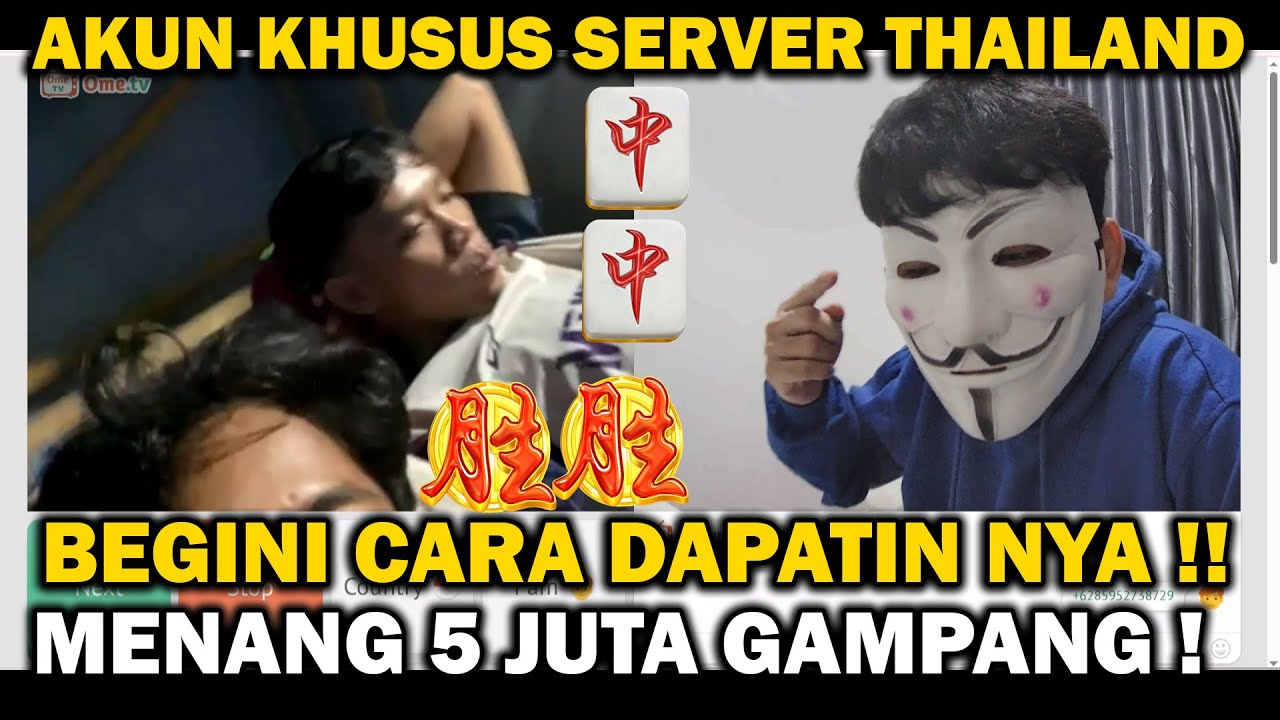 Ome.Tv - AKUN KHUSUS RAHASIA SERVER THAILAND‼️ Trik Curang Gampang MAXW!N SL0T Terbongkar🔥 ADM!N !!!