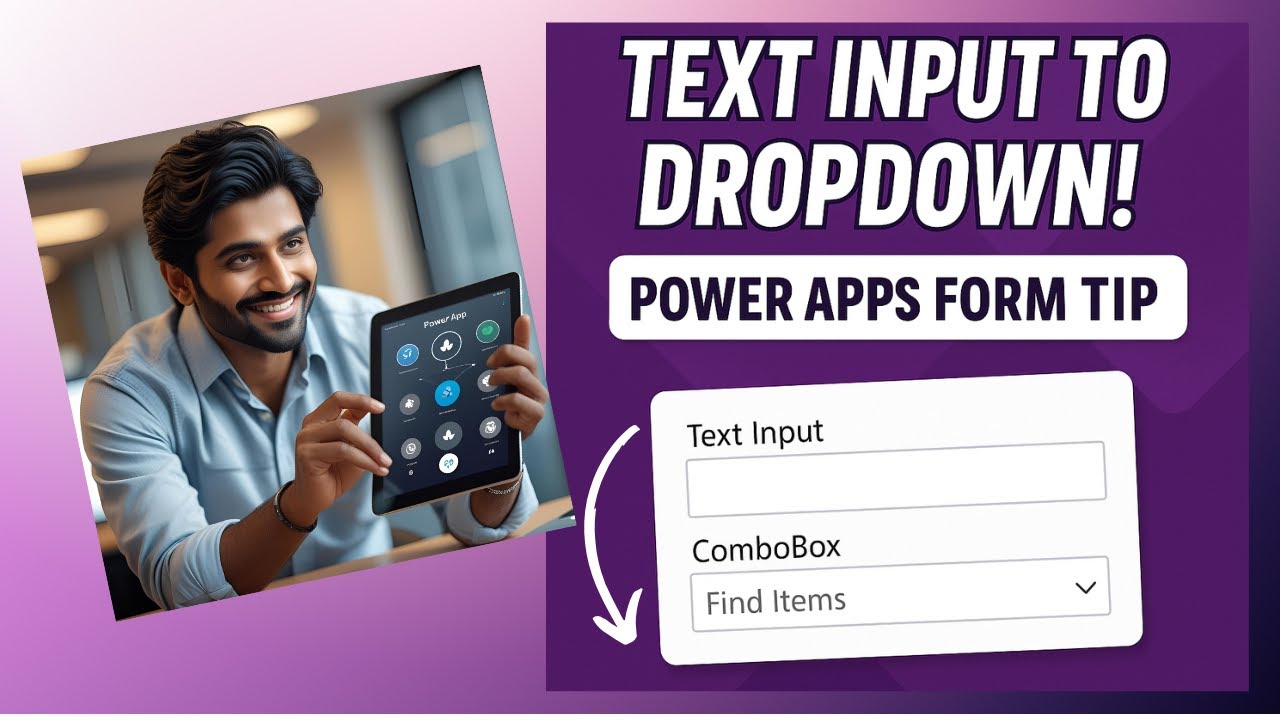 Power Apps Form Tip: Convert Text Input to Dropdown (ComboBox Tutorial)