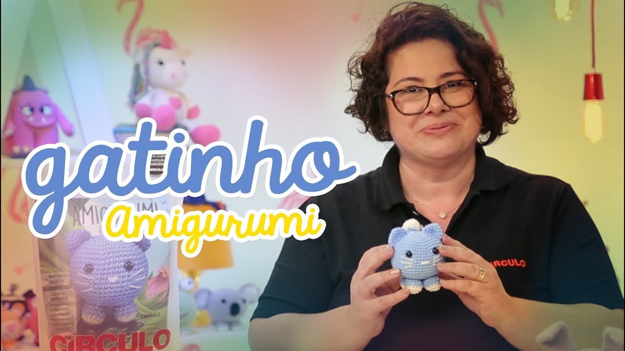 Como fazer o GATINHO bola em amigurumi com CLAUDIA STOLF | Vitrine do Artesanato - Amigurumi