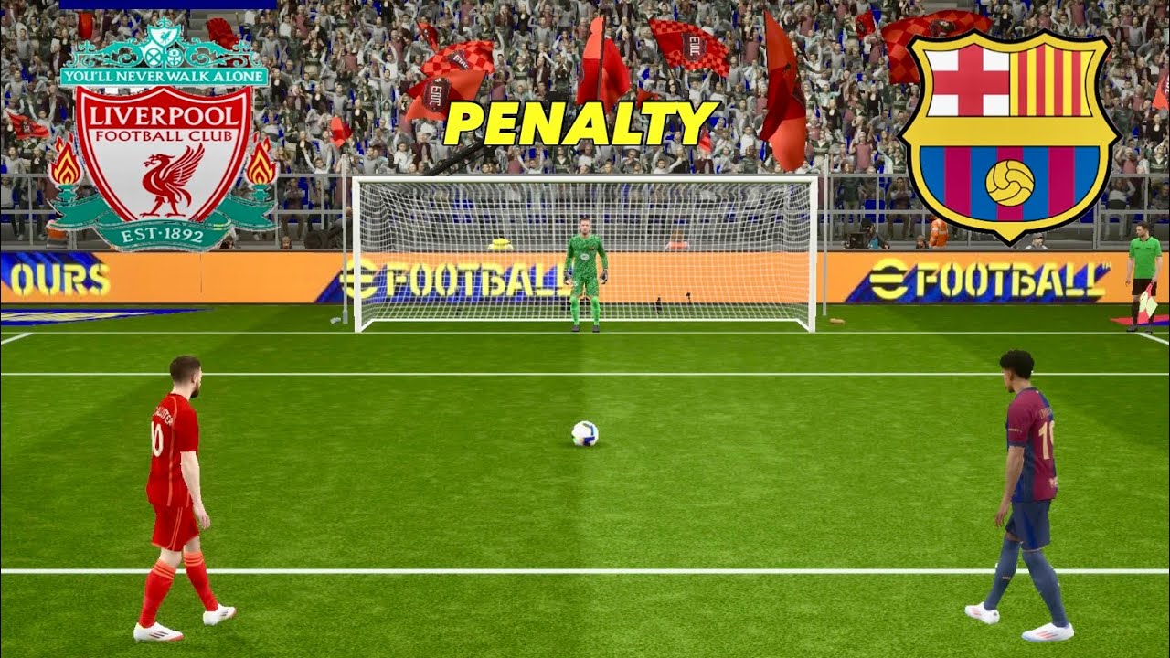 FC BARCELONA VS LIVERPOOL PENALTY SHOOTOUT | LIV VS FCB | eFOOTBALL