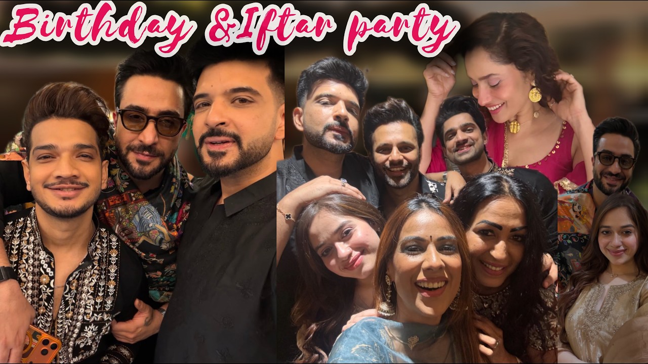Aly Goni's 35th Birthday & Iftar Party | Munawar Faruqui | Elvish Yadav | Ankita Lokhande | Sana|