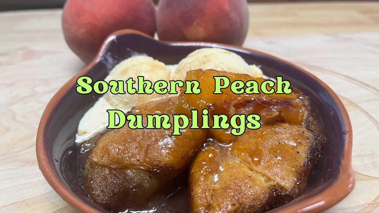 No Fail Peach Dumplings: A Southern Treat