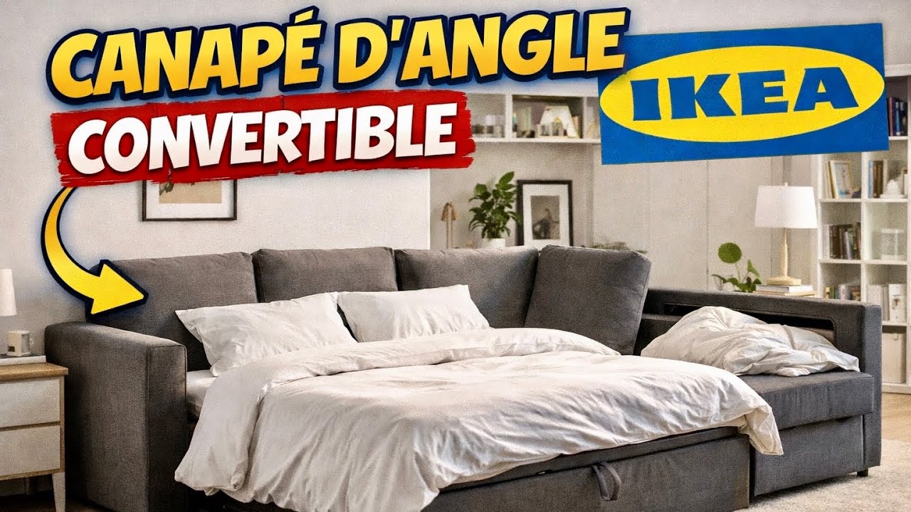 Comment monter un canapé d’angle convertible IKEA FRIHETEN