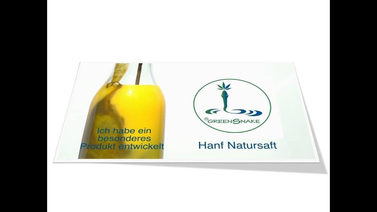 Green Snake -Hanf Natursaft