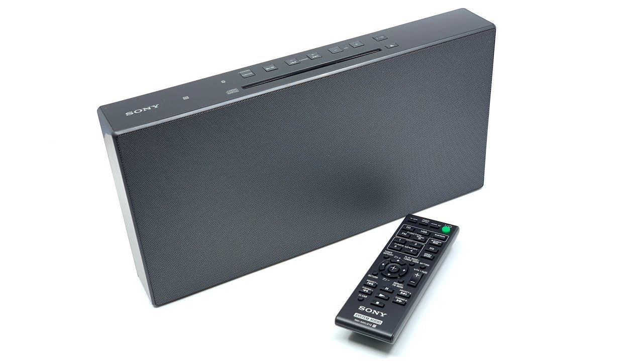 Sony Personal Audio System CMT-X3CD Black (CD - USB - FM) Unboxing