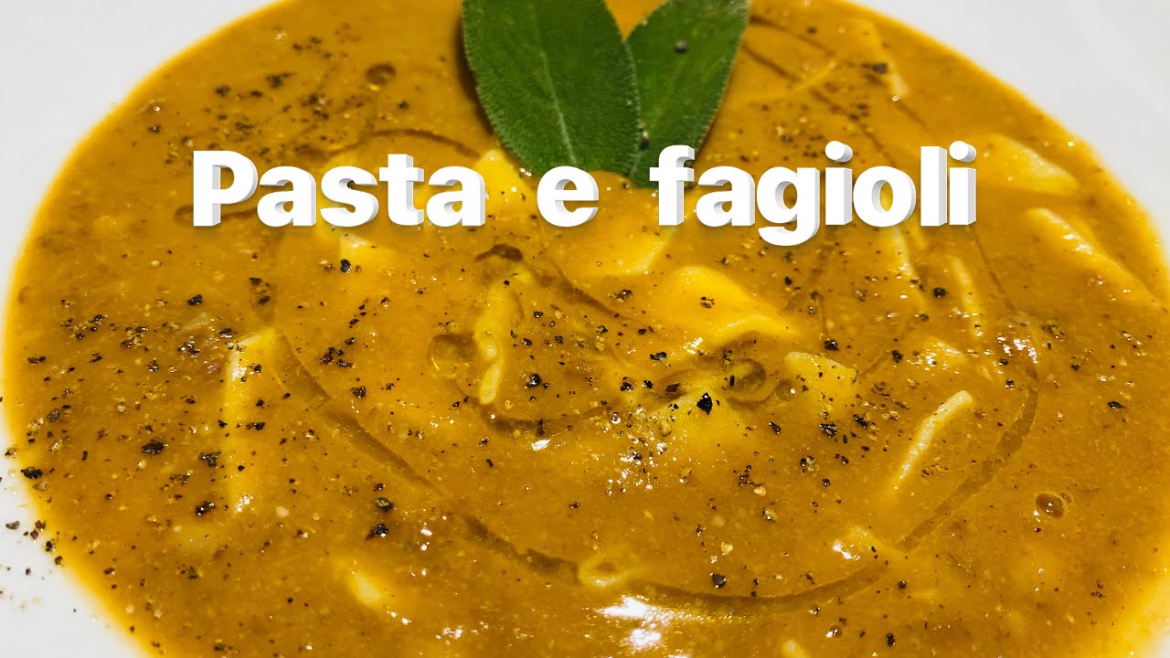 Pasta e fagioli: la mia versione della pasta e fagioli… Facile,economica e buonissima
