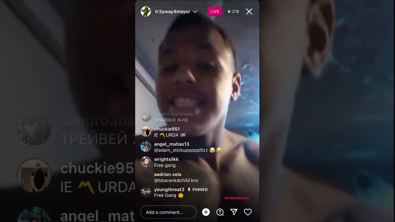 Los Angeles rapper Tr3way6k goes live, Explaining situation with Rollin 60s , county jail fights