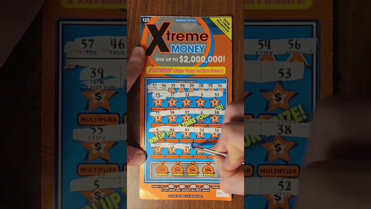 New Georgia Lottery scratch off $20 Xtreme Money #georgialottery #scratchtok #scratch #win