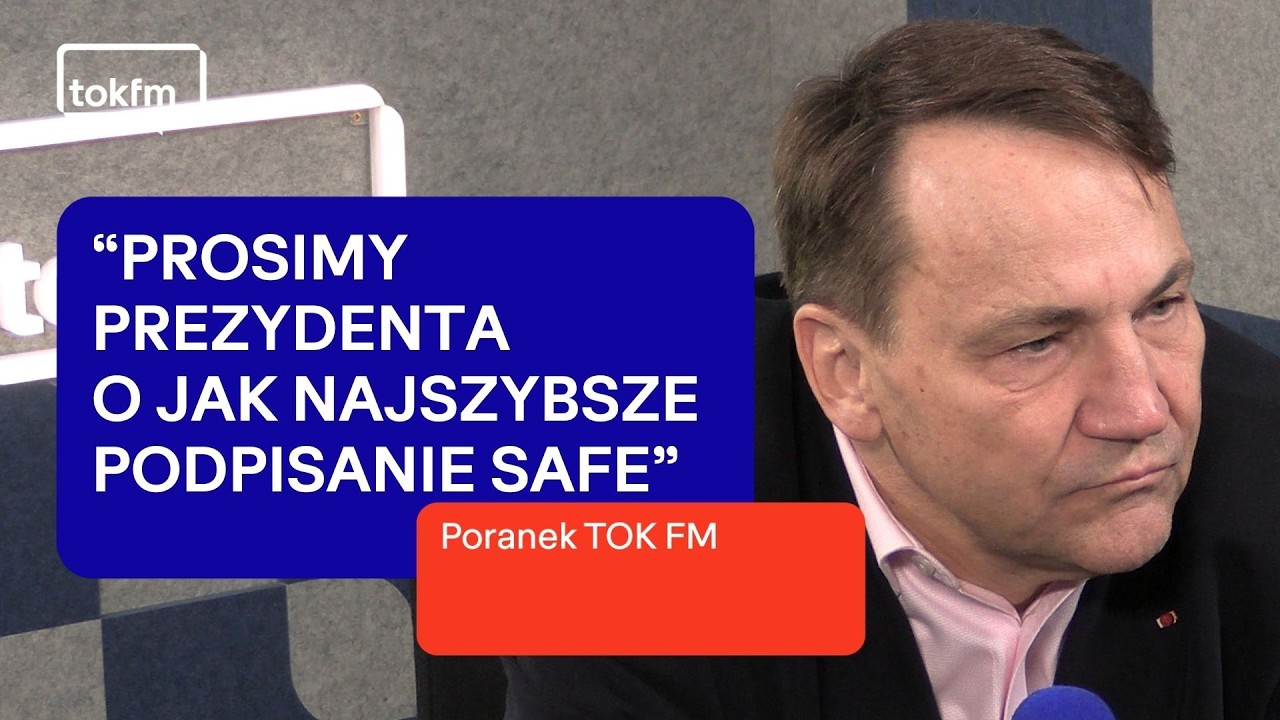 Radosław Sikorski w poniedziałkowym Poranku TOK FM | 09.03.2026