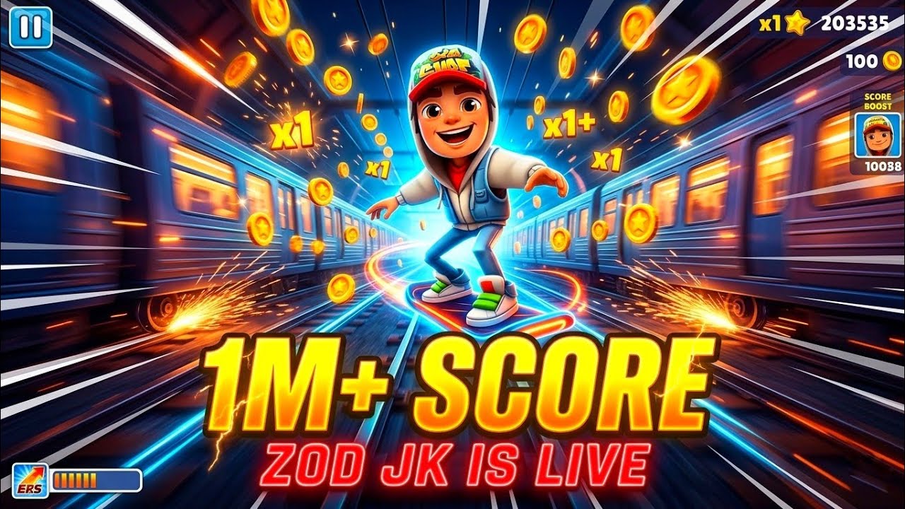🔴 LIVE: Subway Surfers City Gameplay | ZOD JK IS LIVE 🔥