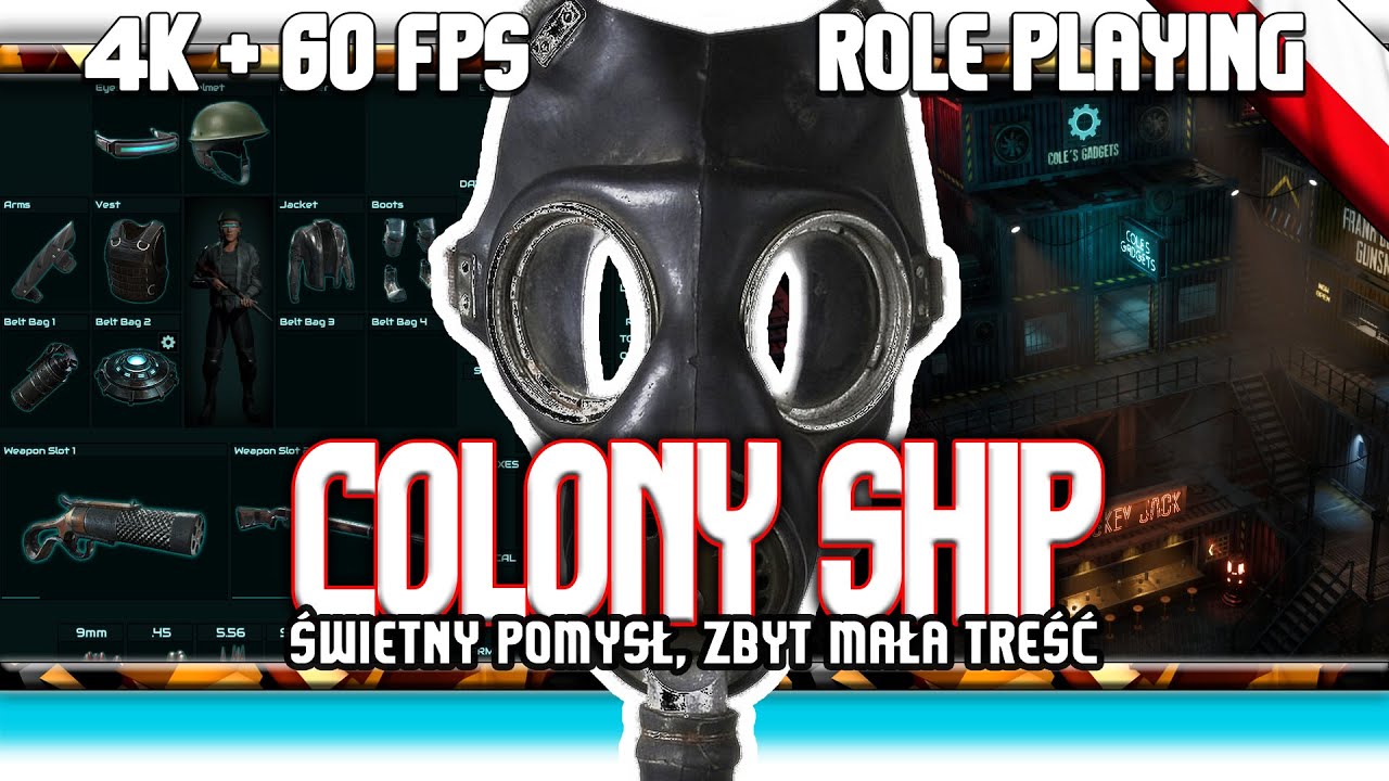 🔥 Colony Ship: Post-Earth Role Playing Game / Świetny pomysł w... za małej formie