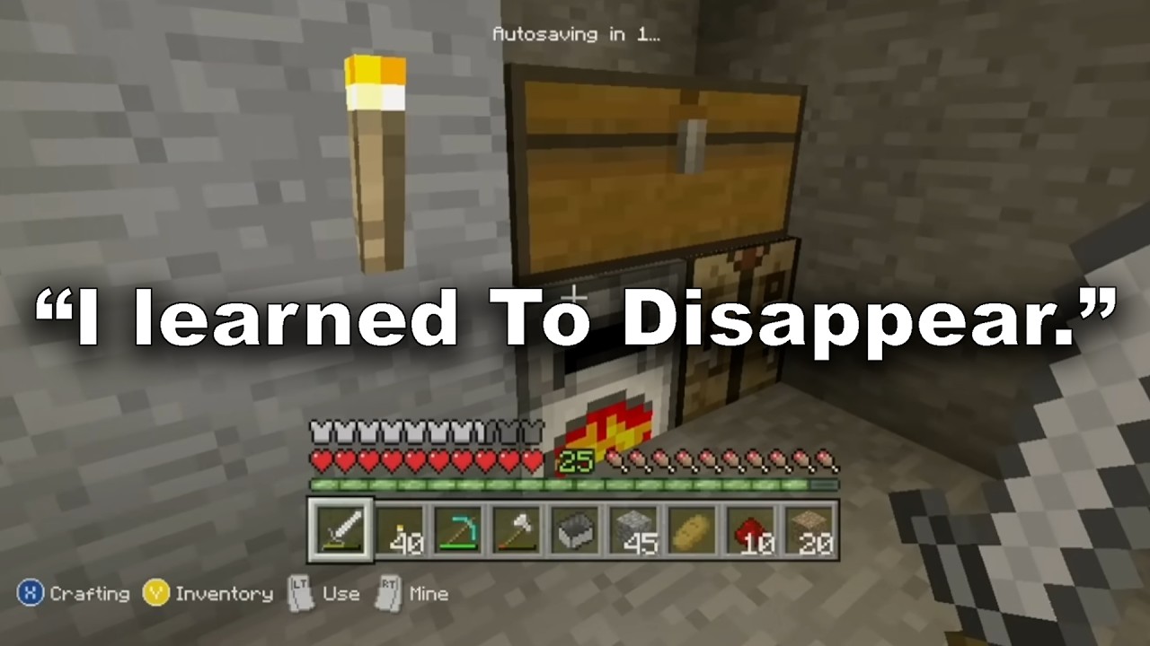 I learned how To Disappear.