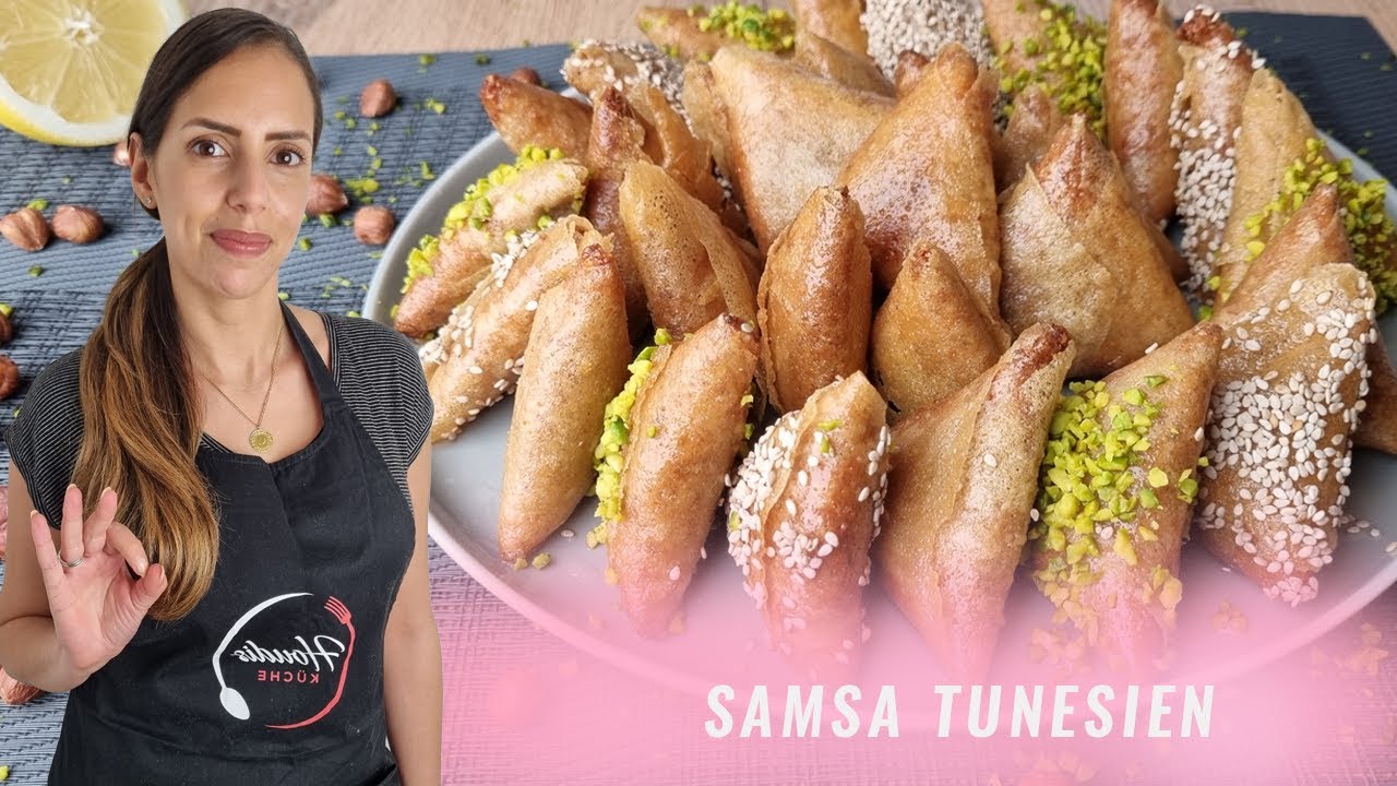 Samsa Rezept Tunesien | Samsa traditionell tunesisch | Süße frittierte Teigtaschen