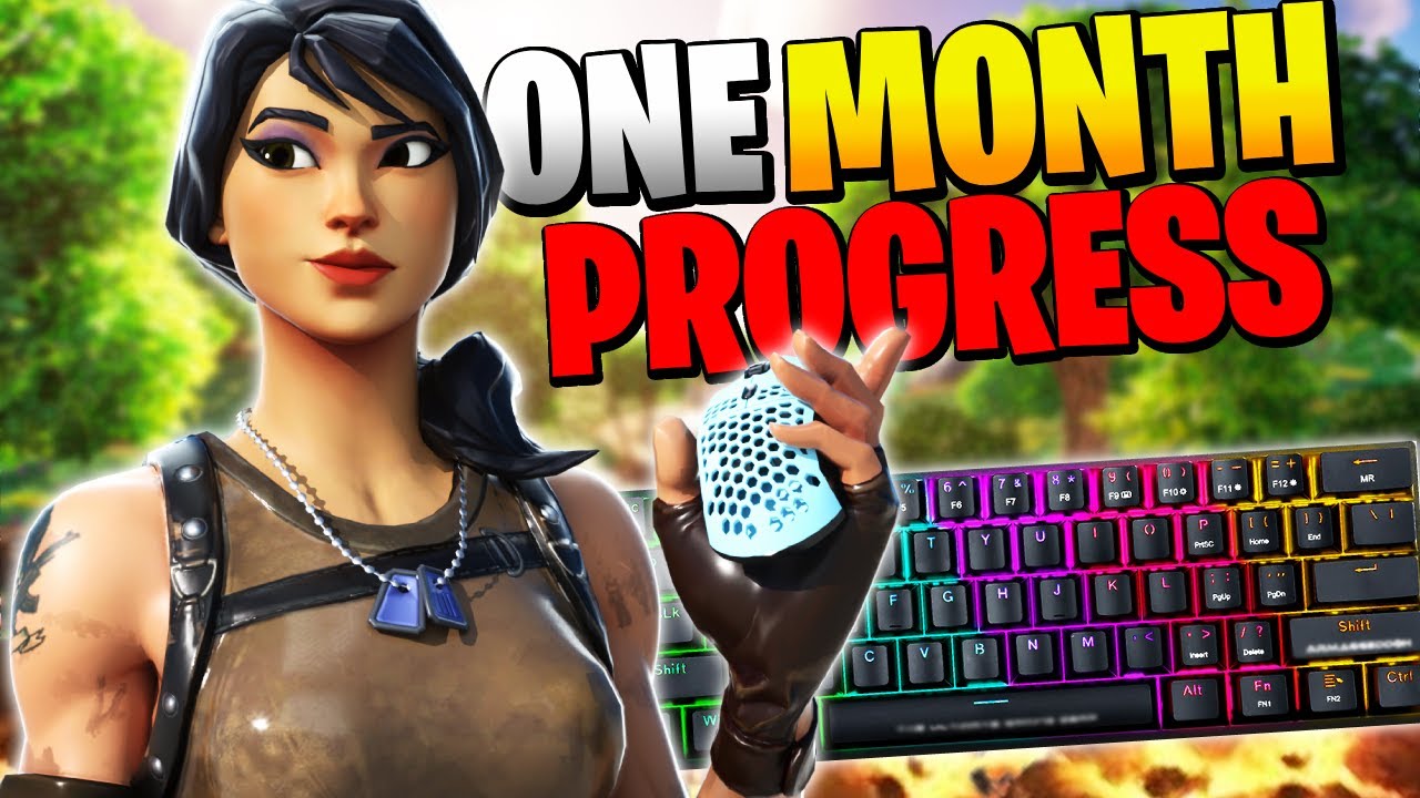 1 МЕСЯЦ Fortnite KBM Progression (БЕЗУМИЕ)