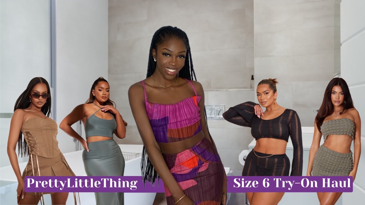 Pretty Little Thing CO-ORD Size 6 Try On Haul #prettylittlethingtryonhaul #summeroutfitideas