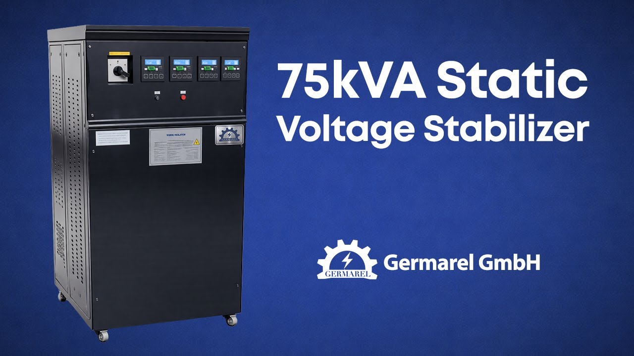 75kVA ST-GER Static Voltage Stabilizer by Germarel GmbH