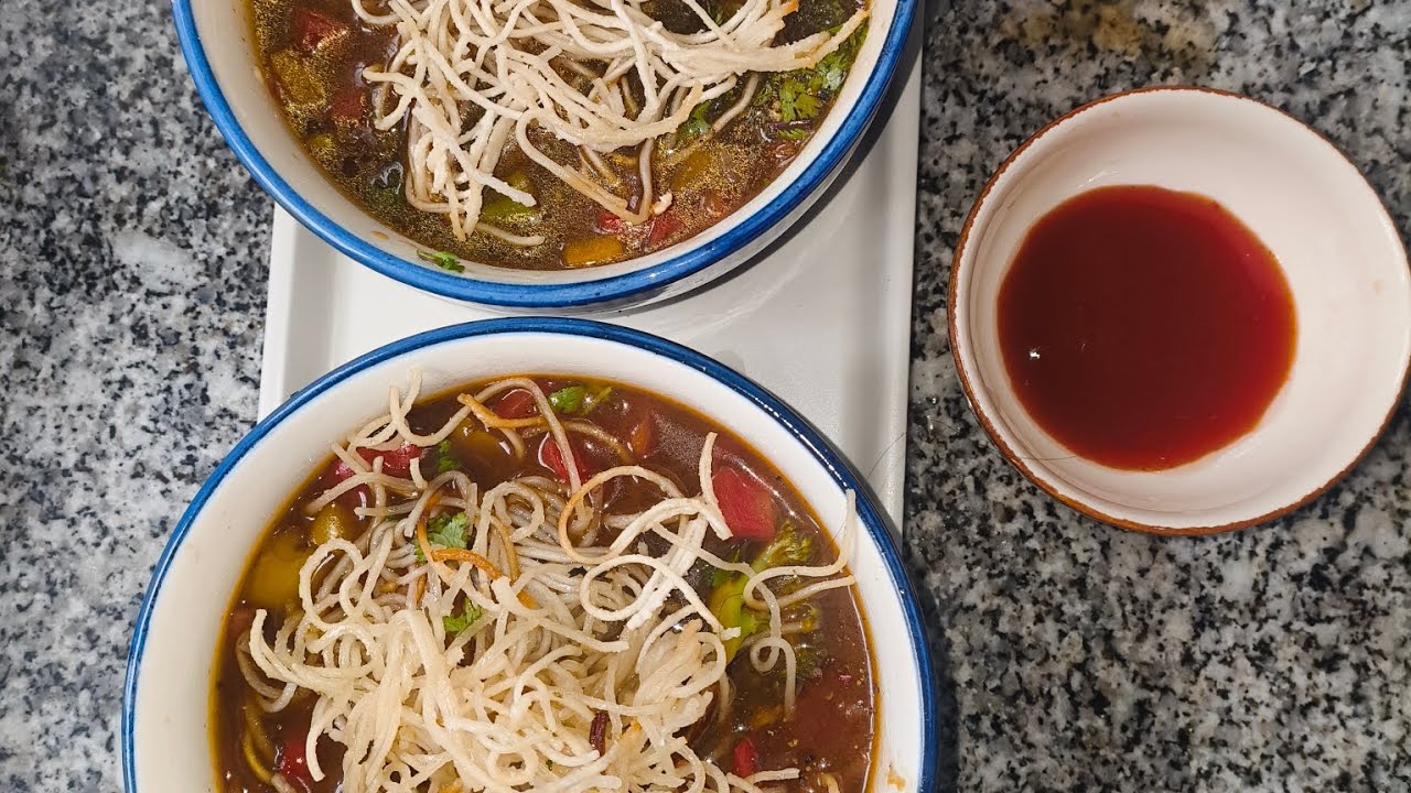 Manchow Soup for 2 Person, healthy Soup@Riju Srivastava -t4g 