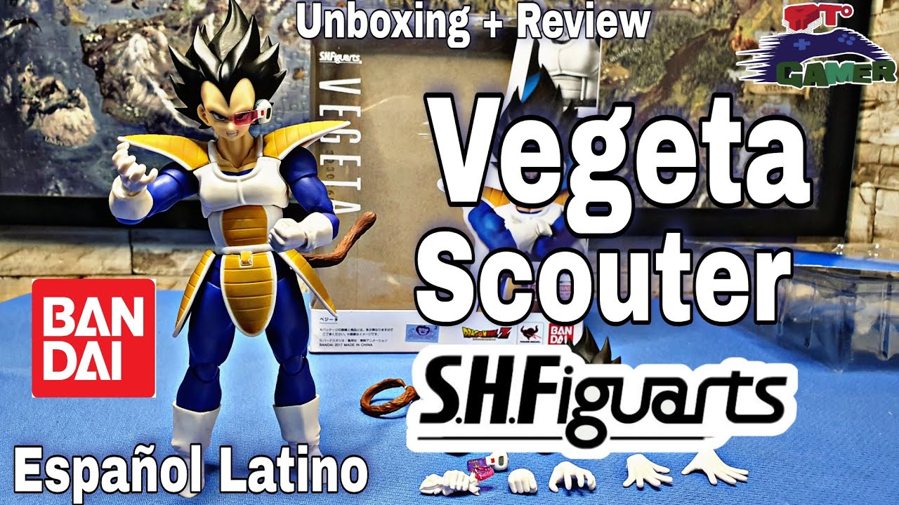 Vegeta Scouter Dragon Ball Z | S.H.Figuarts BANDAI | Unboxing + Review en Español Latino