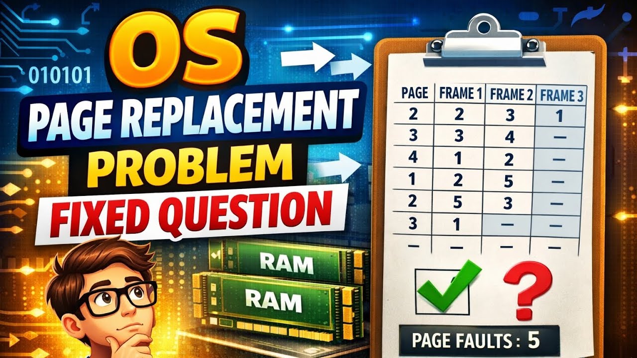 PAGE REPLACEMENT PROBLEM OS FIXED Qs