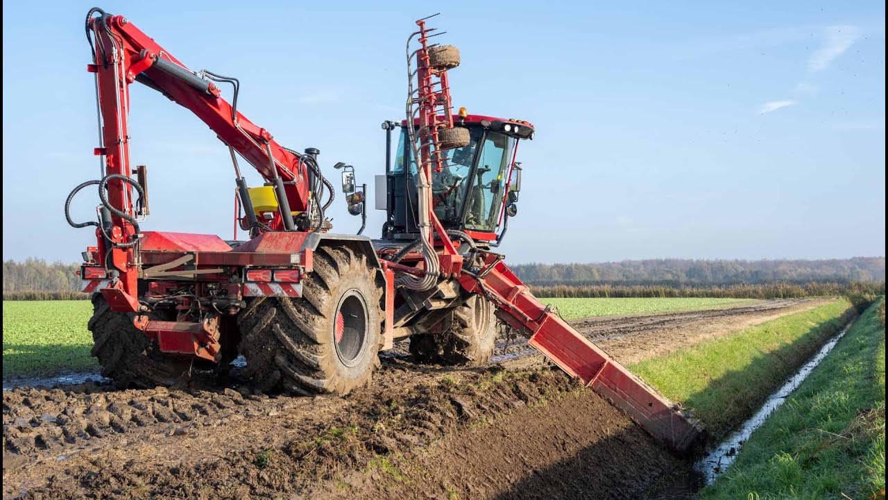 Unique ditch digger | One pass profiling & drilling grass