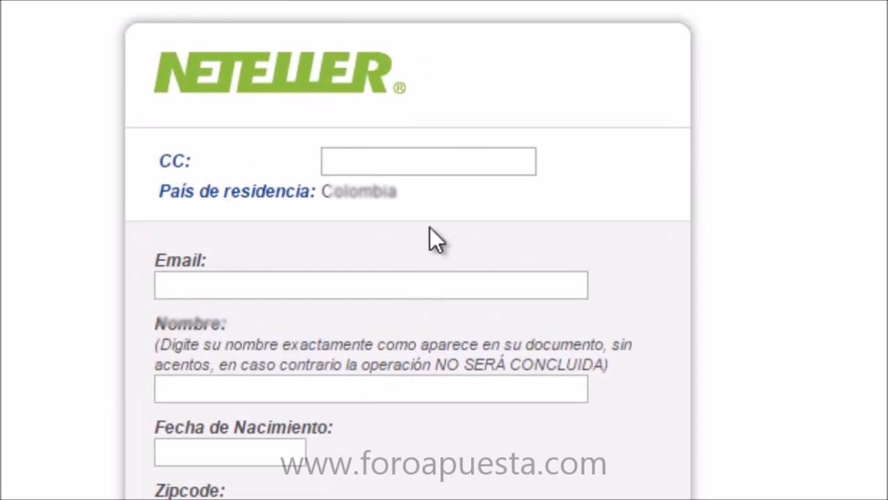 &iquest;C&oacute;mo funciona Neteller? Tutorial Neteller.