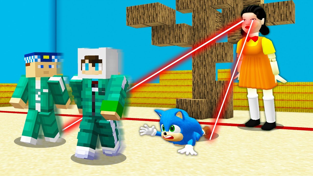 ENES VE BEBEK SONİC SQUİD GAME 2 OYNUYOR ⚠️ Minecraft