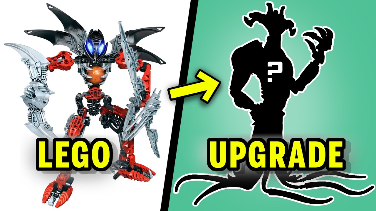 Using MAKUTA ICARAX's LEGO Parts To Build Bionicle MOCs