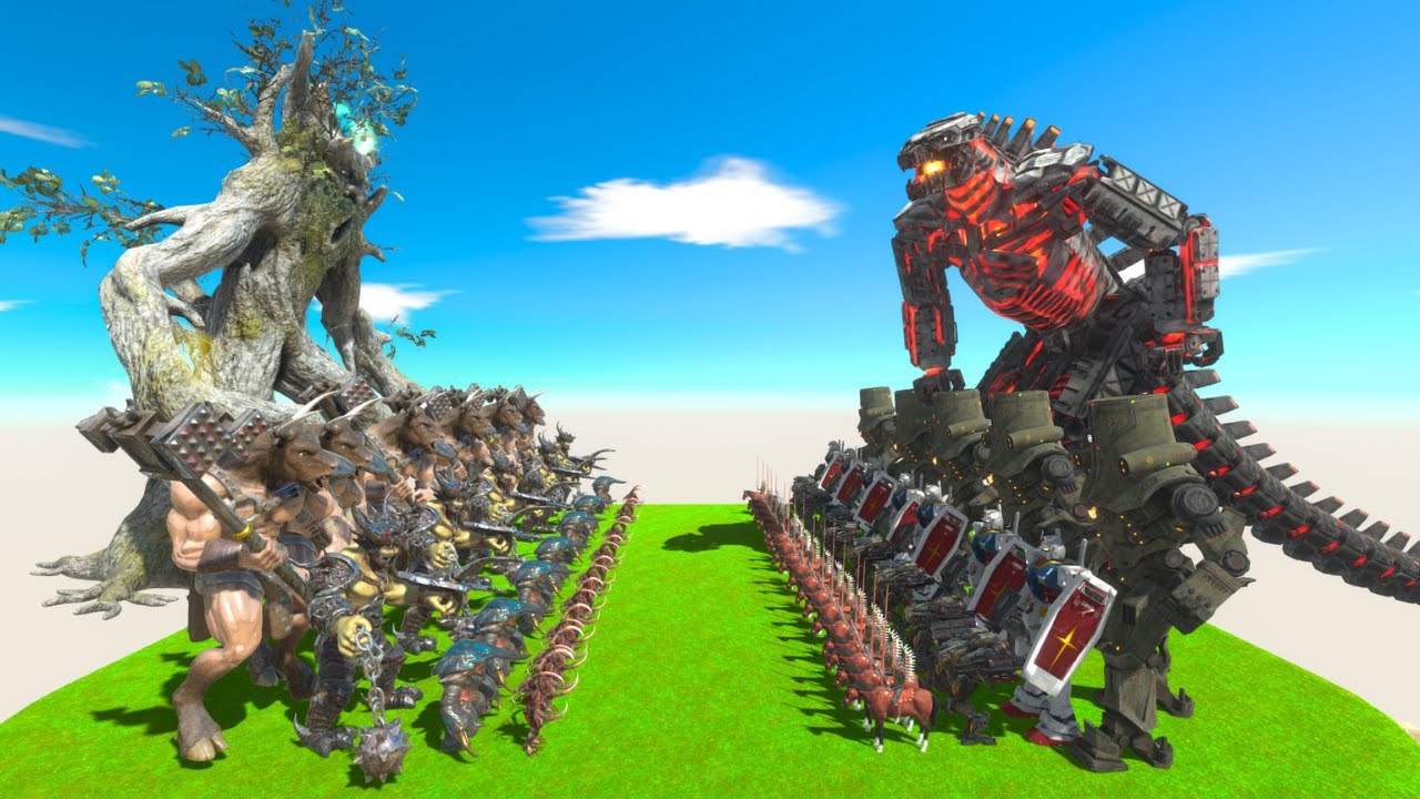Evolution Mechagodzilla + Cherno Alpha vs Team Minotaur + Titan Tree - ARBS