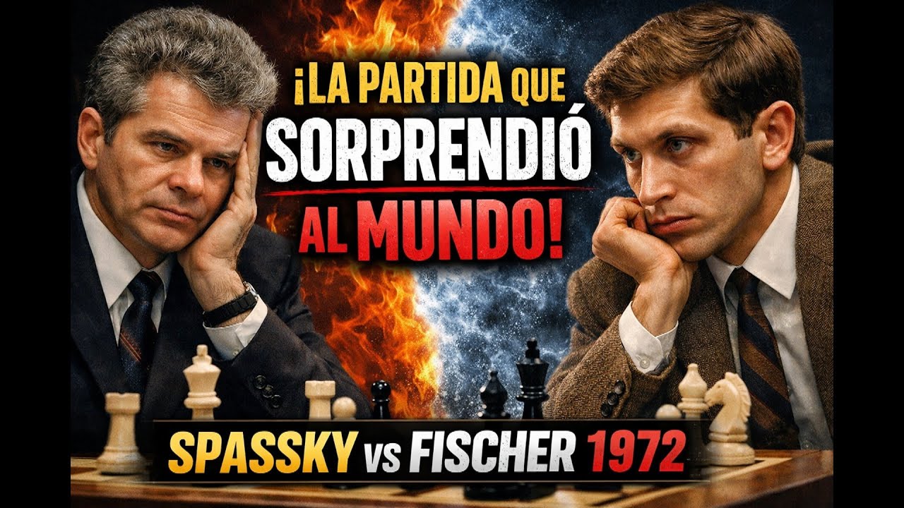 ♟LA PARTIDA DONDE FISCHER NO VIÓ LAS TABLAS👉¡SPASSKY IMPECABLE!