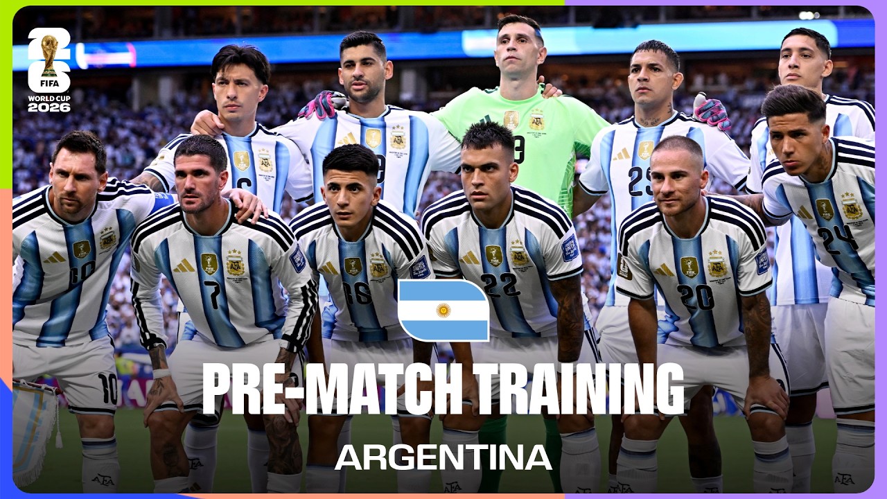 Argentina Train Before Egypt | FIFA World Cup 2026&trade;