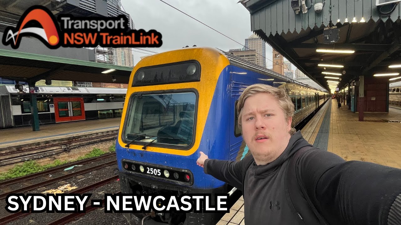 Sydney to Newcastle in Economy by NSW TrainLink Xplorer Train – Scenic Rail Journey!