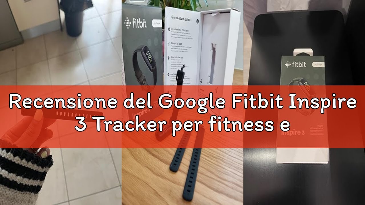 Recensione del Google Fitbit Inspire 3 Tracker per fitness e benessere con autonomia fino a 10 giorn