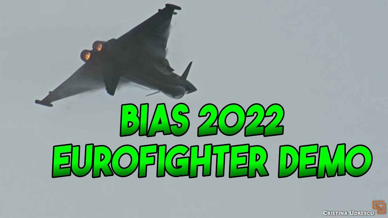 BIAS 2022 Eurofighter Fortele Aeriene Italiene  demo #bias2022 #airshow