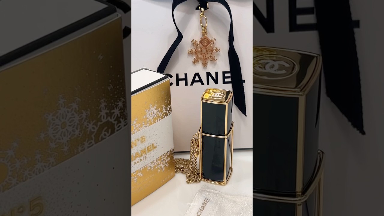 cutest Chanel bag charm ⭐️💫 #chanelbeauty #chanel #makeup#beauty#aesthetic#cosmetics #luxury