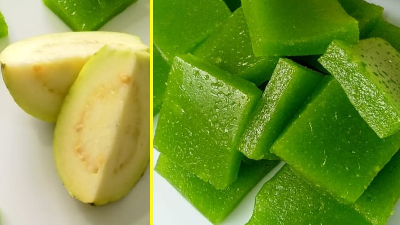 Guava Burfi । अमरुद बर्फी । Guava Cheese Recipe । Goan Perad । Guava Jelly । Guava Benefits