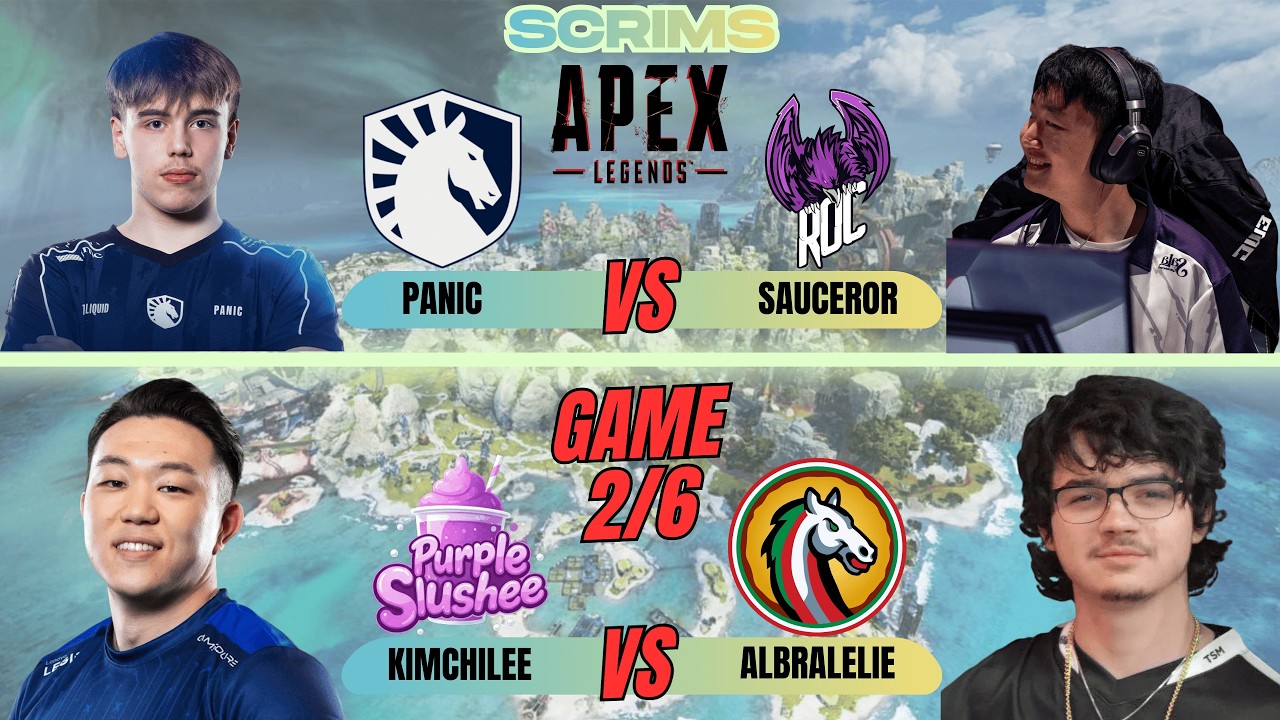 Panic vs Sauceror Was INSANE… 😱Then Alb vs KIMCHILEE 😅| Apex Legends