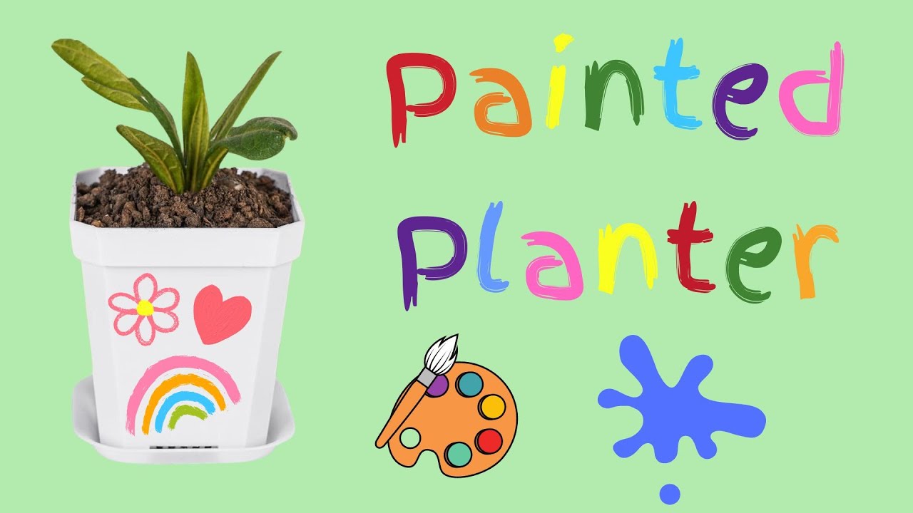 DIY Painted Planter