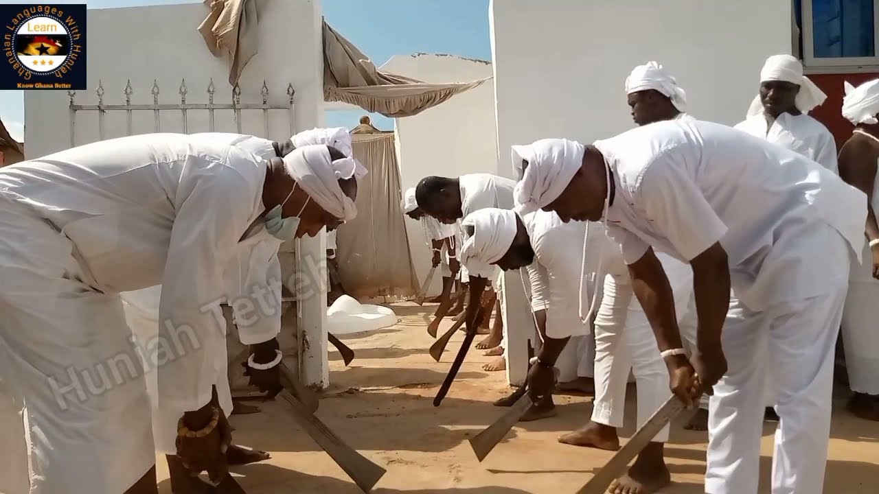 Clearing The Sacred Path For Konor Borketey Larweh At Nungua || Nungua Gbejee Jufor