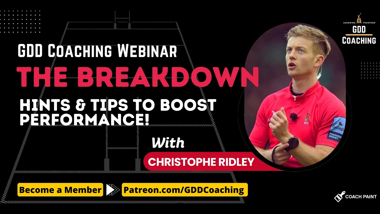 GDD Coaching Webinar | The Breakdown & The Law with Christophe Ridley