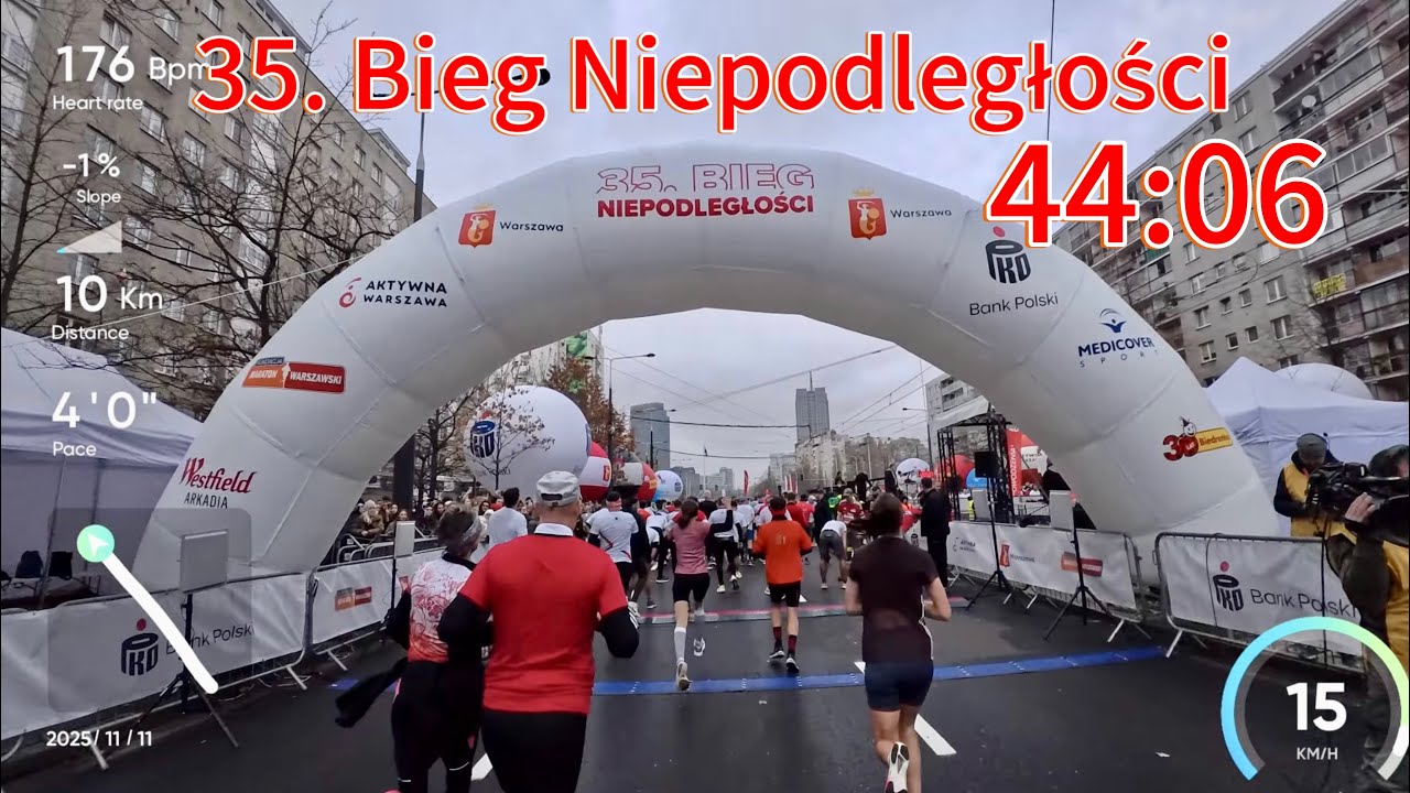 35. Bieg Niepodległości 2025 | ŻYCIÓWKA 44:06 🔥