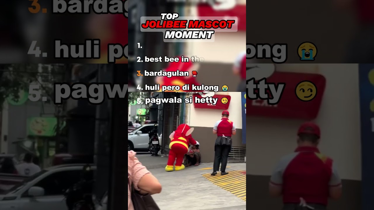 Ranking the Best JOLLIBEE Mascot Moments 😊