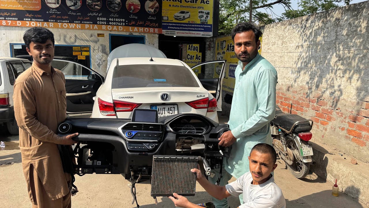Changan alsvin Ac problem alsvin Ac not working changing alsvin Ac cooling coil replacement