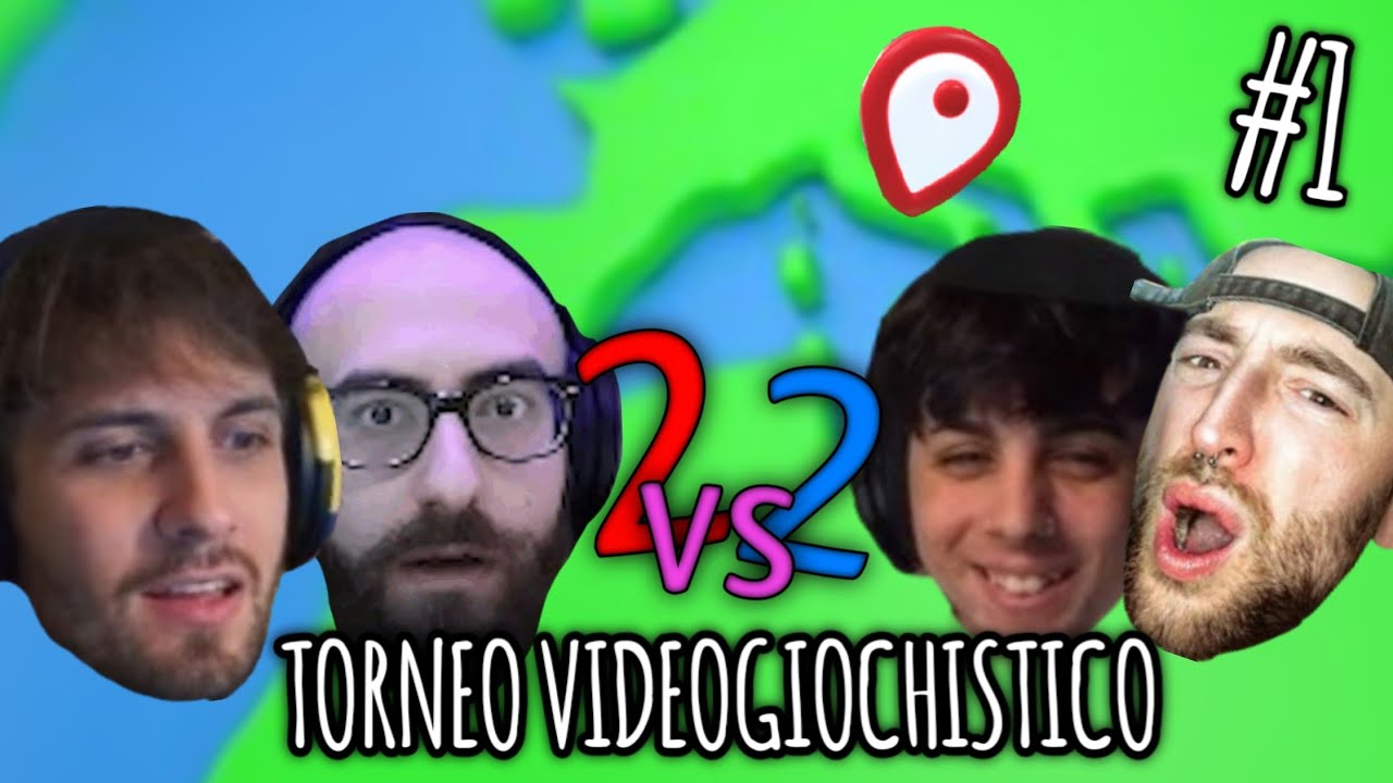 BLUR, MARZA, MANUXO e PESH GIOCANO a GEOGUESSER nel TORNEO VIDEOGIOCHISTICO 2v2 ' P.1