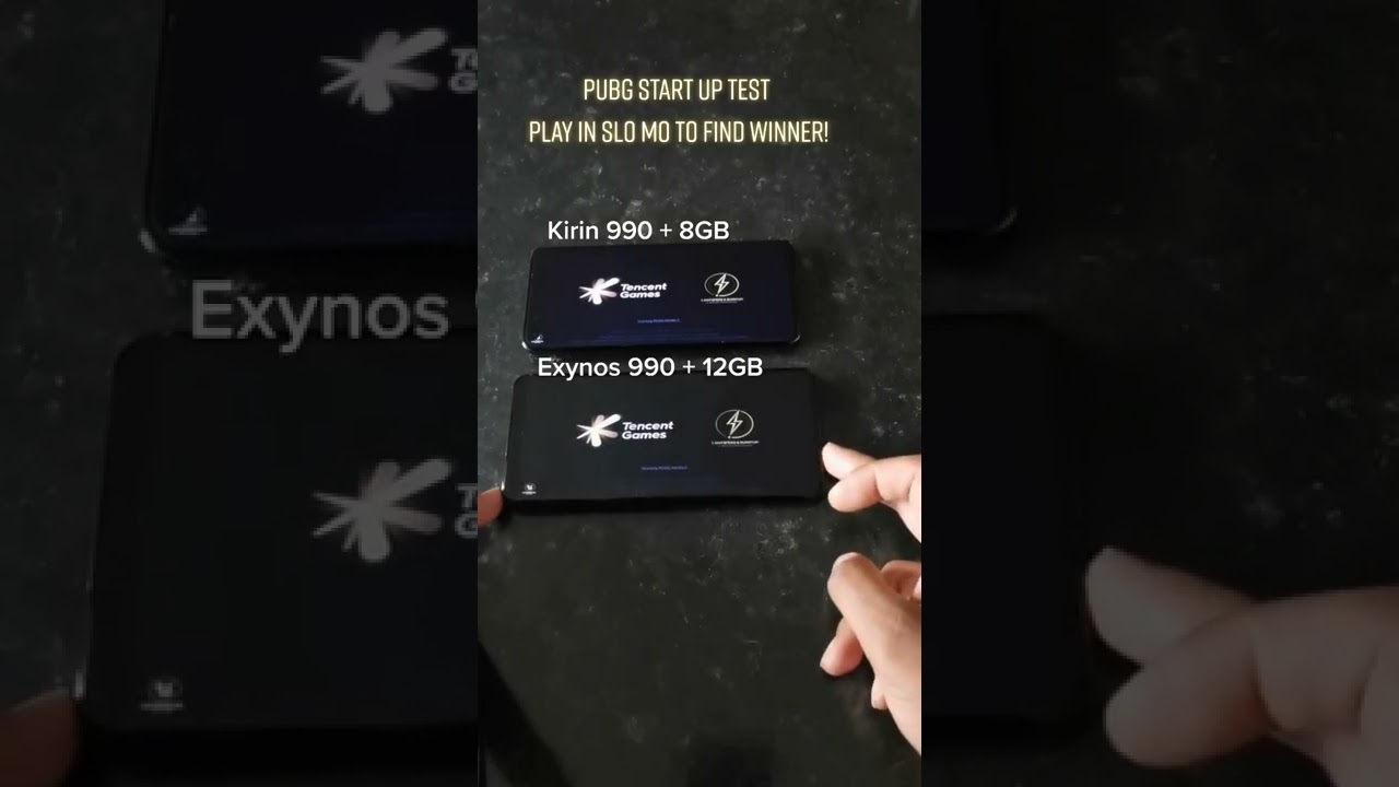 PubG LOADUP test - kirin 990 vs Exynos 990 #vs #samsung #trending #huawei #fyp #vip #performance